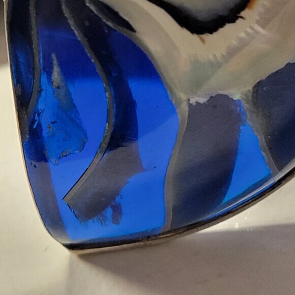 Nautilus Shell Pendant with 925 Sterling Silver Blue Shell Pendant - Picture 2 of 16